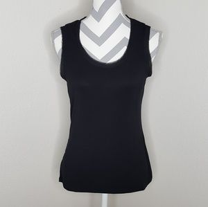 Ann Taylor Black Sleeveless Top